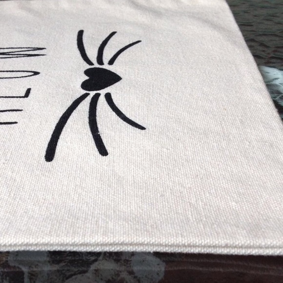 Eco-Friendly Canvas Cat Meow Tote Bag - Picture 5 of 8